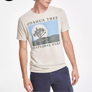 Sun + Stone Men's Short Sleeve Crewneck Joshua Tree Graphic T-Shirt